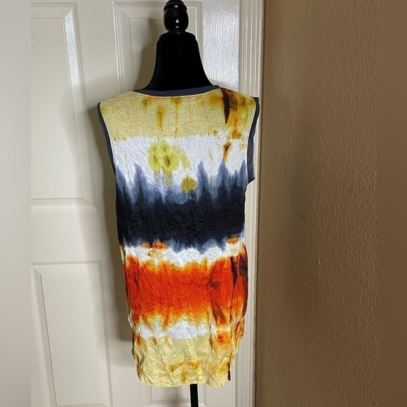 Simply Vera Wang Women Tank Top Large Tie Dye Sleeveless​​​​​​​​​​​​​​​​ - Picture 9 of 9